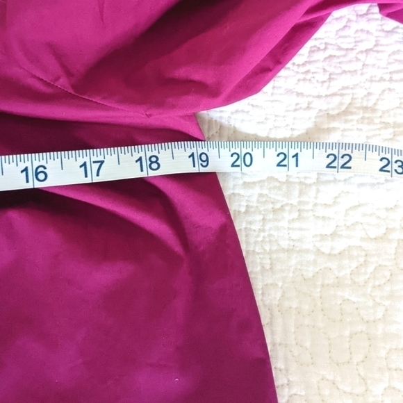 J Crew Magenta Pink Ruffle Penny Blouse S - Picture 7 of 13